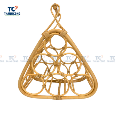 Rattan Wine Rack, rattan wine holder, rattan bottle holder, rattan wine bottle holder