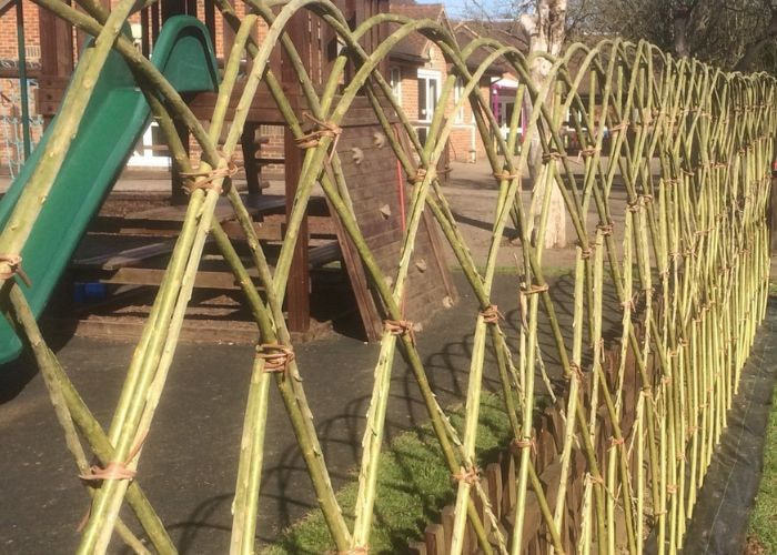 how to make a living fence with willow