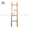 bamboo ladder towel rack, bamboo towel ladder, bamboo ladder towel rail