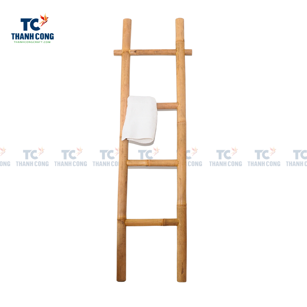 The Bamboo Ladder Towel Rack for Your Bathroom Bamboo-Ladder-Towel-Rack-TCF-24121-2
