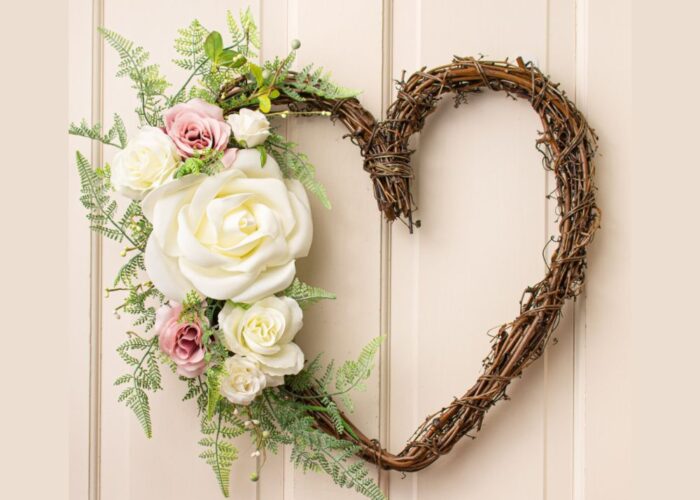 How to make a heart shaped grapevine wreath