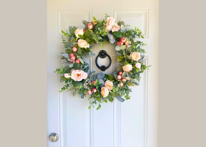 how to make a spring grapevine wreath