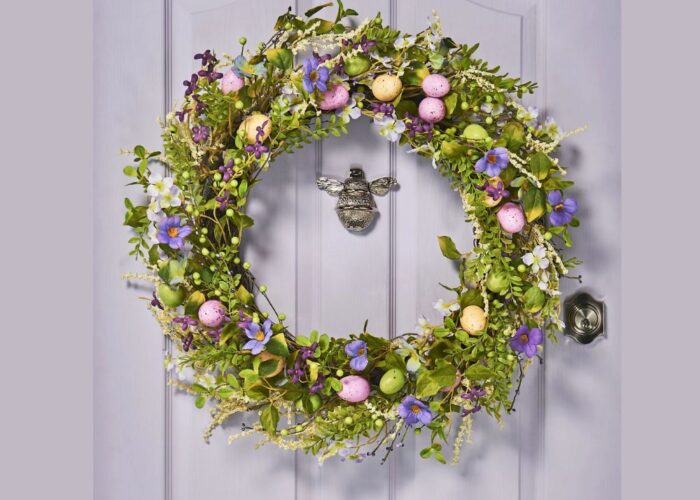 how to make a spring grapevine wreath