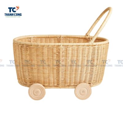 childrens wicker shopping trolley, wicker shopping trolley, wicker trolley basket, wicker shopping trolley on wheels