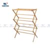 bamboo clothes drying rack, bamboo clothes airer, bamboo laundry drying rack
