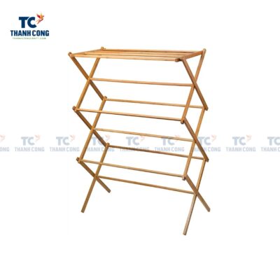 bamboo clothes drying rack, bamboo clothes airer, bamboo laundry drying rack