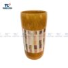 Mother of Pearl Mosaic Bamboo Cup