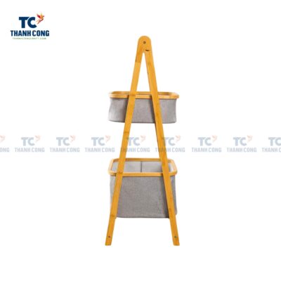 Bamboo Shelf With 2 Baskets (TCHD-24288)