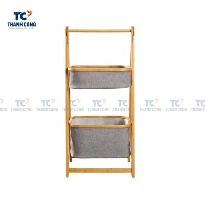 Bamboo Shelf With 2 Baskets (TCHD-24288)