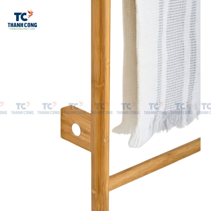 Wall Mounted Bamboo Towel Ladder
