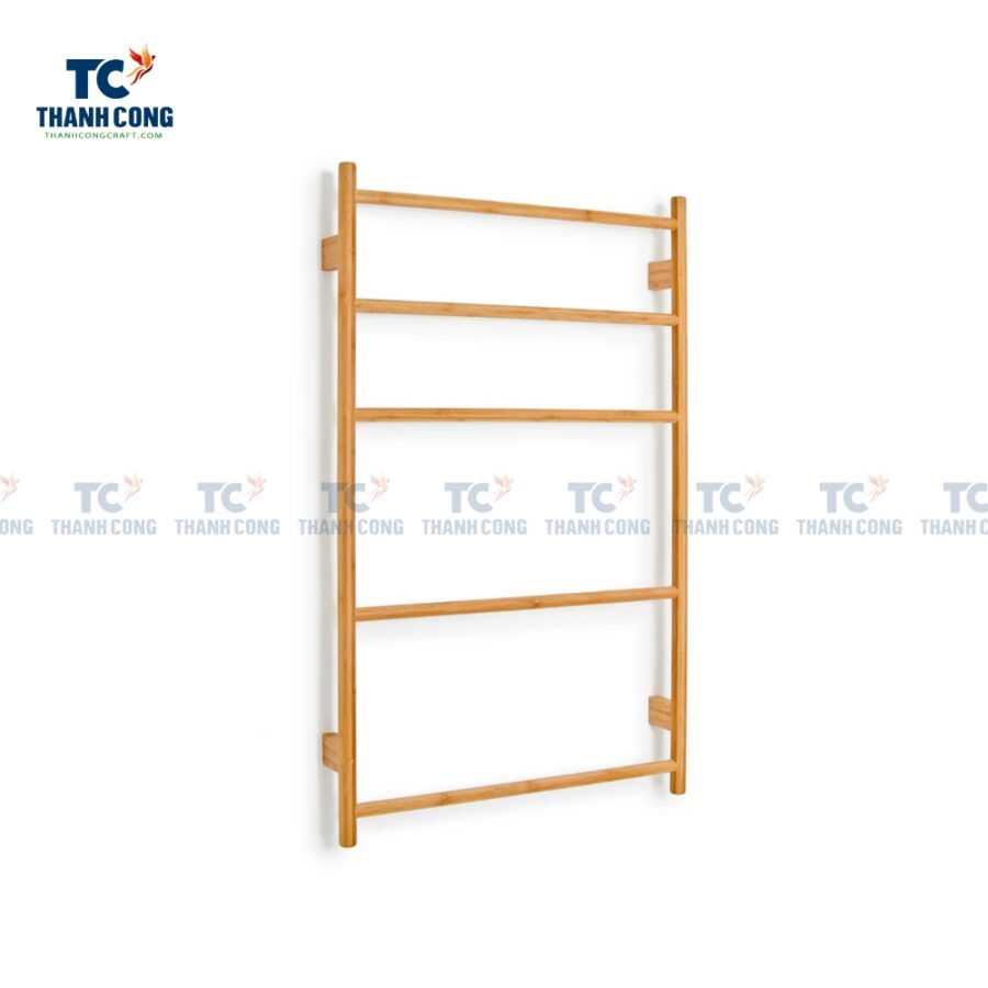 Wall Mounted Bamboo Towel Ladder, wholesale