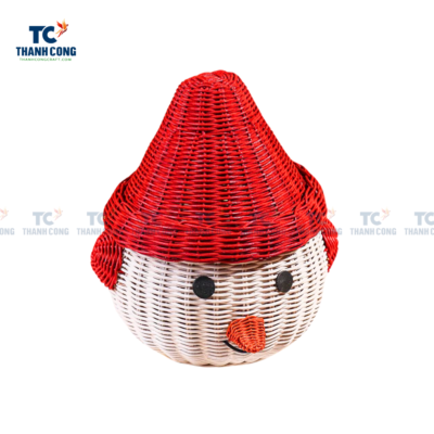 Christmas Decorative Rattan Basket (TCSB-23158)