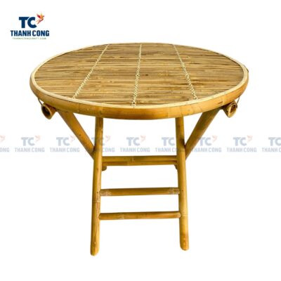 Folding Round Bamboo Table (TCF-24135)