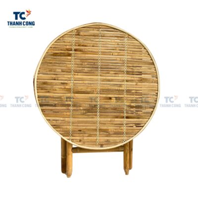 Folding Round Bamboo Table (TCF-24135)