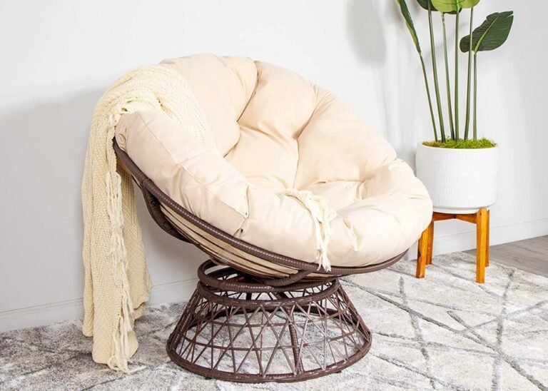 How to clean a papasan chair cushion?