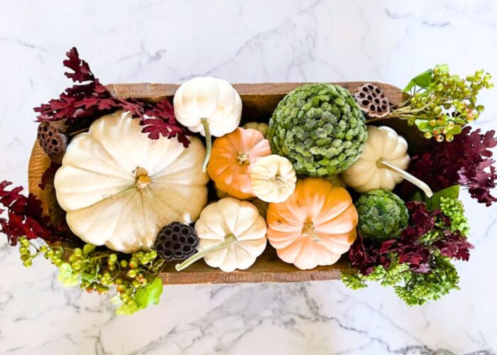 How to decorate a dough bowl for fall simple decor ideas