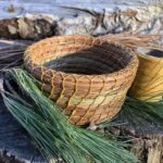 How to make a pine needle basket