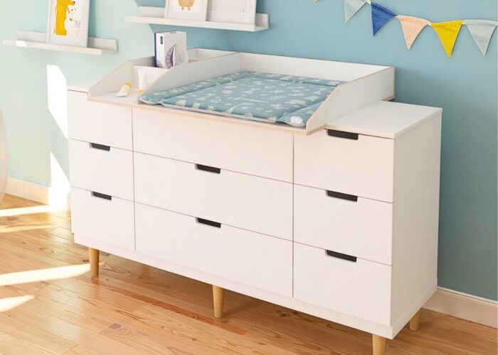 How to turn a dresser into a changing table