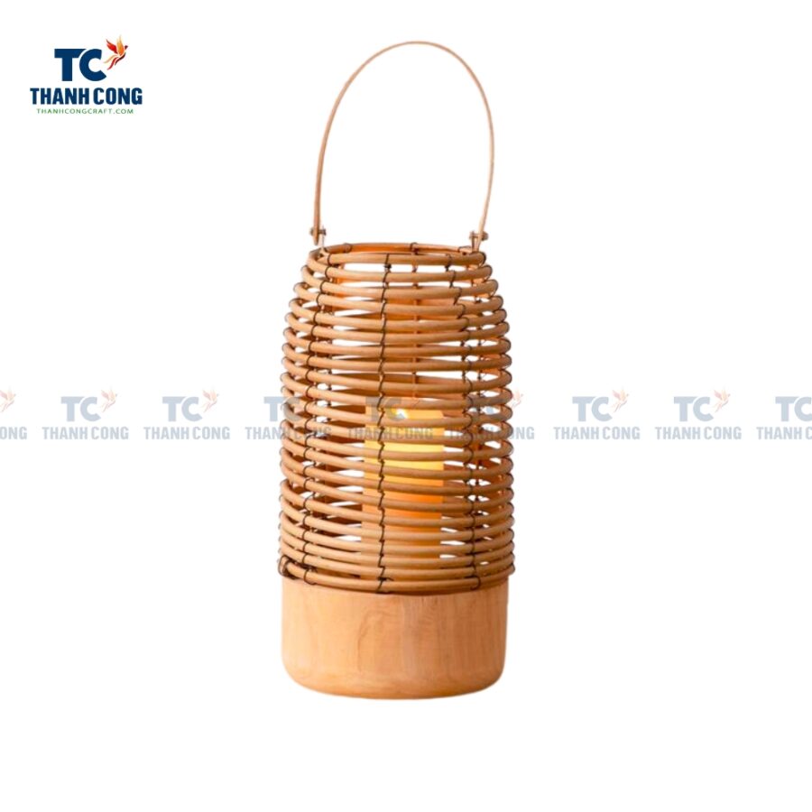 Mini Rattan Table Lamp (TCHD-24297)