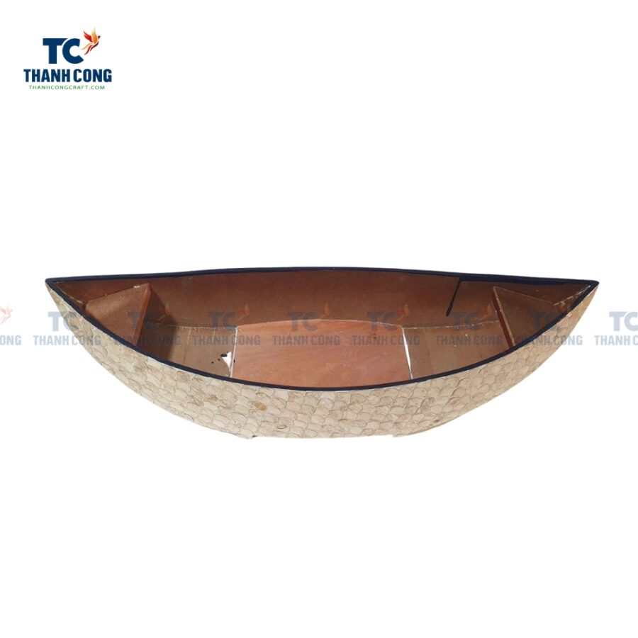Mother Of Pearl Inlay Boat Tray (TCKIT-24268)