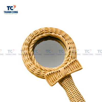 Rattan Hand Mirror (TCHD-24291)