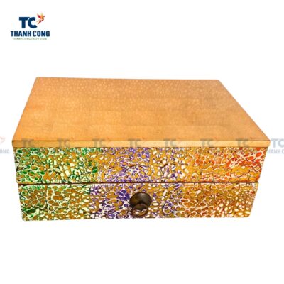 Rectangular Eggshell Mosaic Box (TCHD-24304)