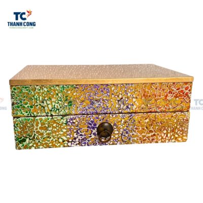 Rectangular Eggshell Mosaic Box (TCHD-24304)