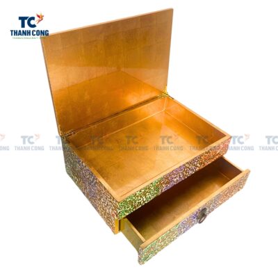 Rectangular Eggshell Mosaic Box (TCHD-24304)