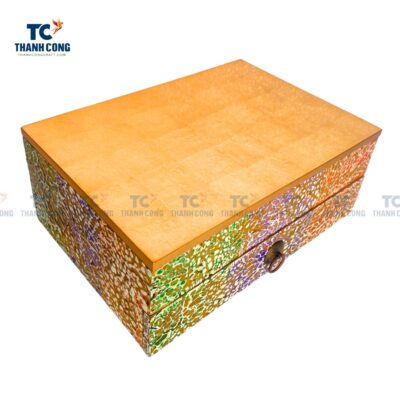 Rectangular Eggshell Mosaic Box (TCHD-24304)
