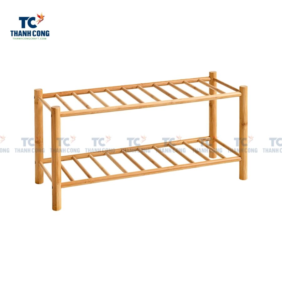 Bamboo Shoe Rack Bench