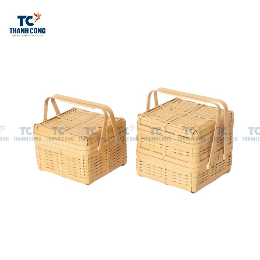 Bamboo Picnic Basket