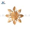 Woven Bamboo Snowflake (TCHD-24298)