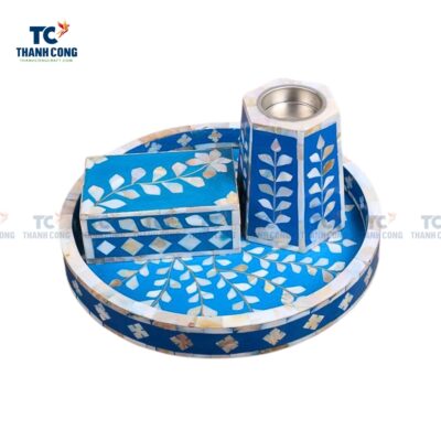 Mother Of Pearl Incense Burner Set (TCPFA-24071)