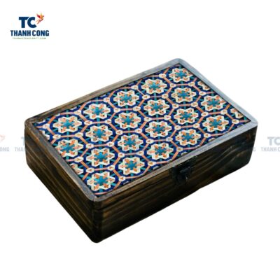 Bamboo Box with Hinged Lid, wholesale