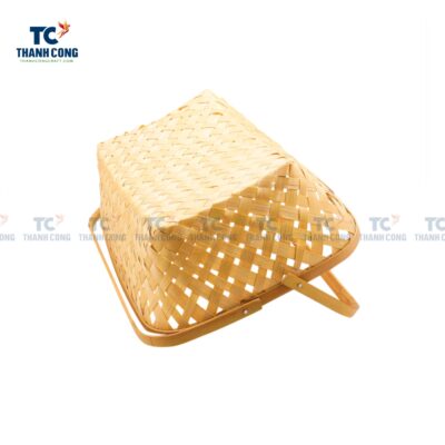bamboo basket with handles, wholesale