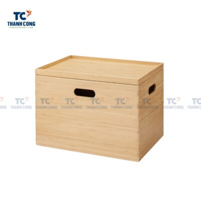 Bamboo Storage Box with Lid, wholesale