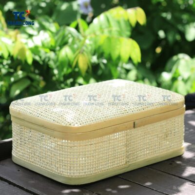 Bamboo Rim Storage Box (TCHD-24349)