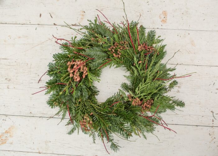 How To Make A Pinecone Wreath On A Wire Frame