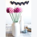 How To Make Pine Cone Flowers With Stems