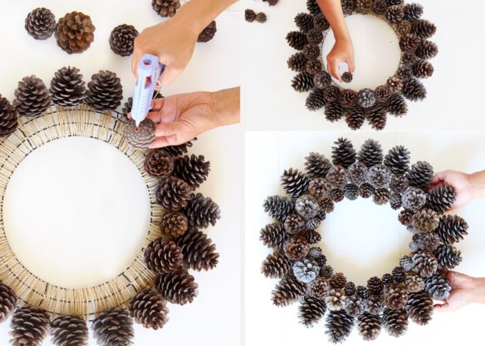 How to Make A Pinecone Garland for Christmas