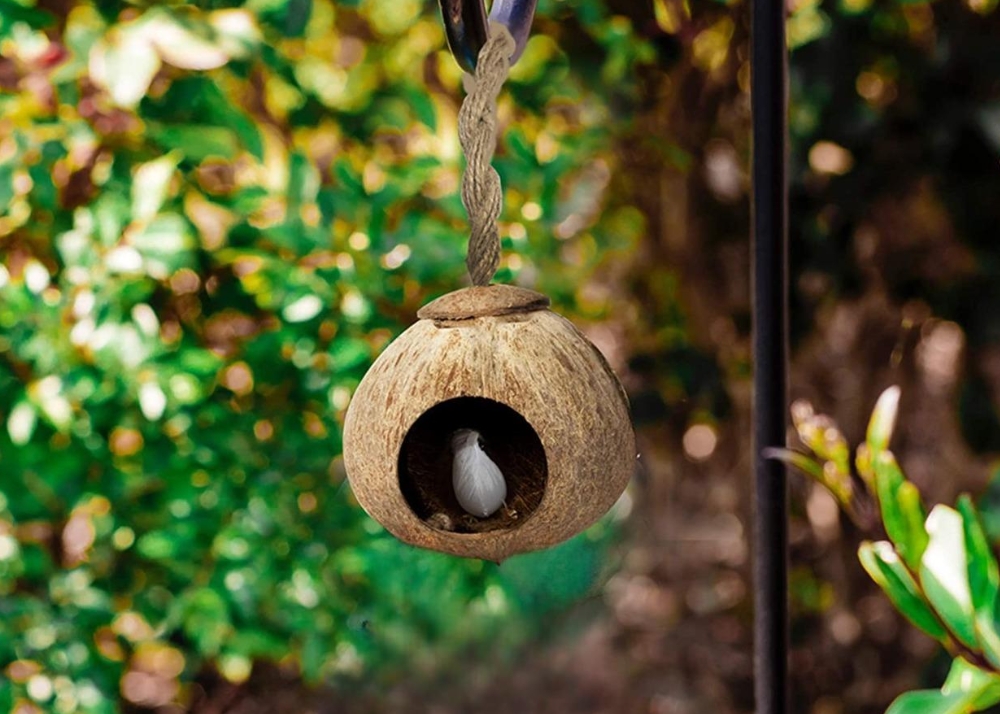 How to make a bird nest with coconut shells (4) - Thanh Cong Handicraft ...