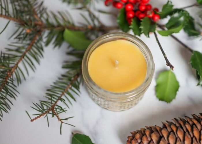 how to make pine scented candles step-by-step at home