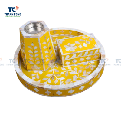 Mother Of Pearl Incense Burner Set (TCPFA-24071)