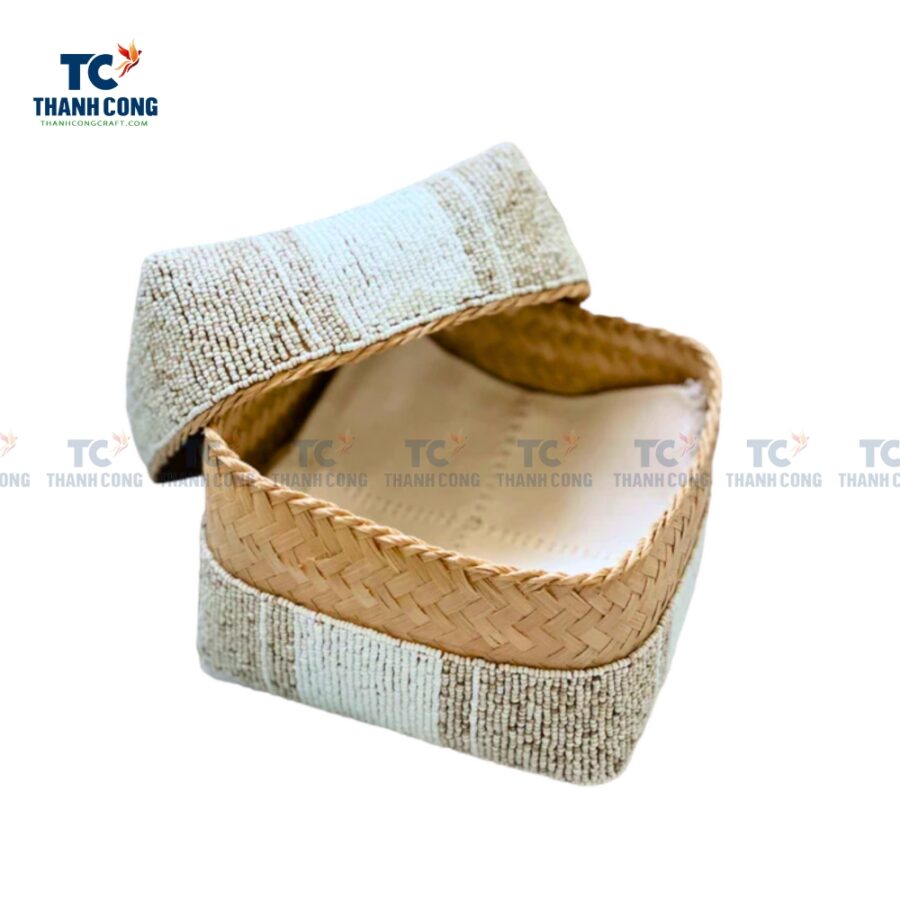 Natural Bamboo Gift Box With Lid (TCHD-24343)