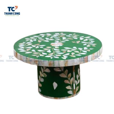 Round Mother Of Pearl Cake Stand (TCPFA-24070)