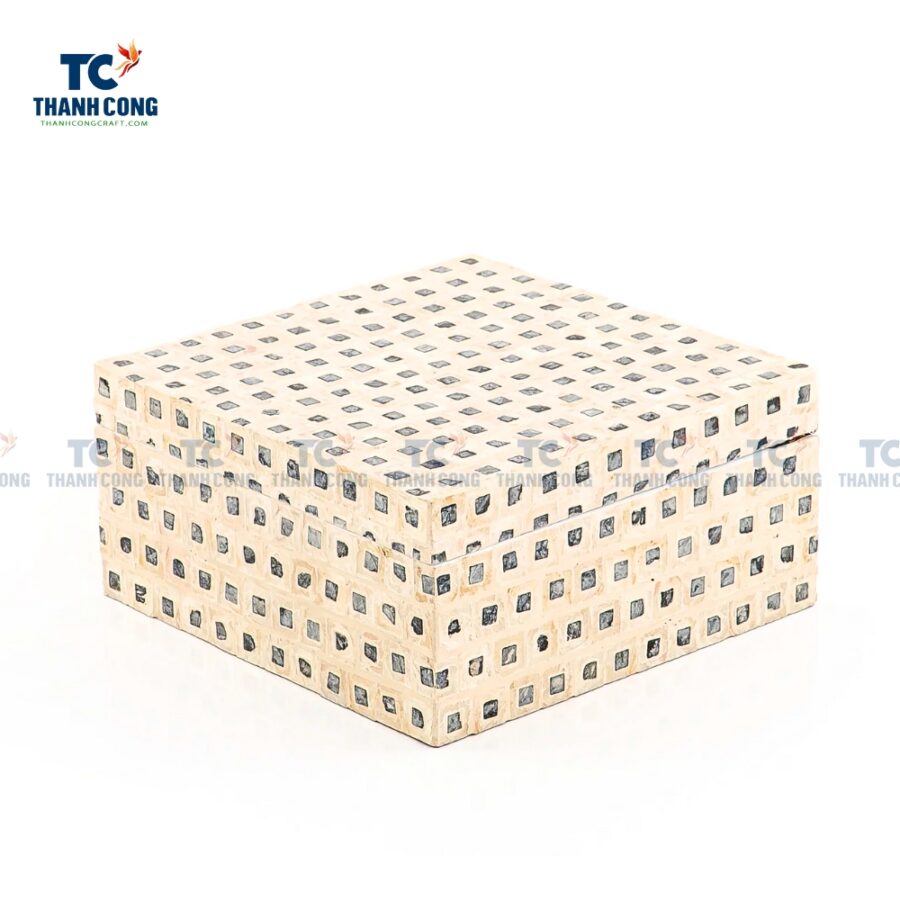 Wholesale Square Mother Of Pearl Box (TCHD-24321)