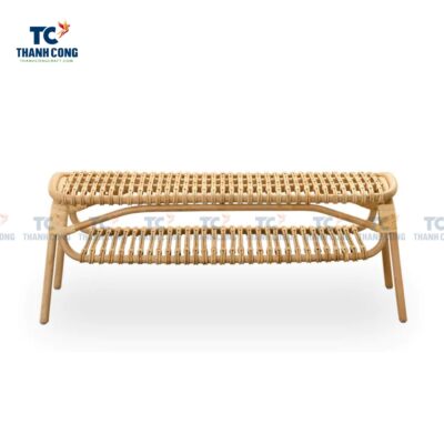 Long Rattan Bench, wholesale