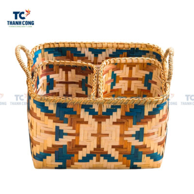 bamboo baskets set