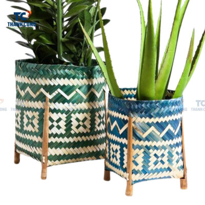 bamboo planter basket