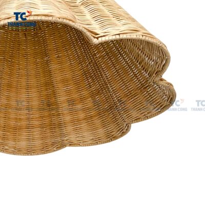 Wicker Scalloped Lampshade, wholesale
